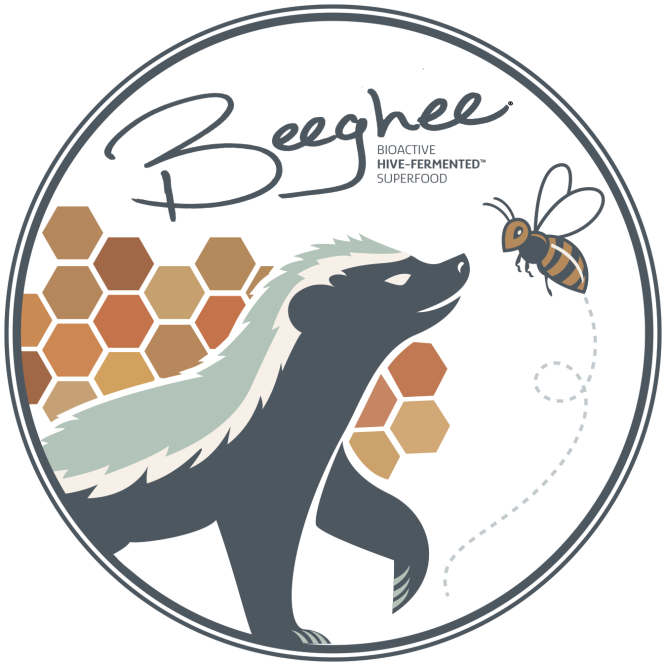 Sticker - Honey Badger & Bee Logo Beeghee® Circle